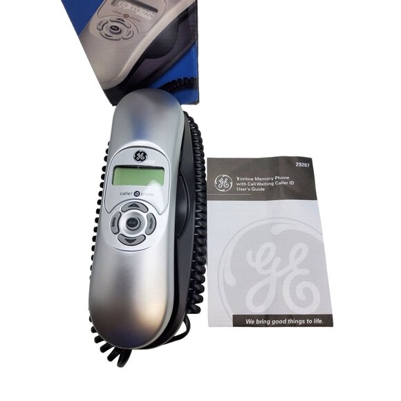 general electric slimline call waiting caller id number memory phone - Picture 7 of 10